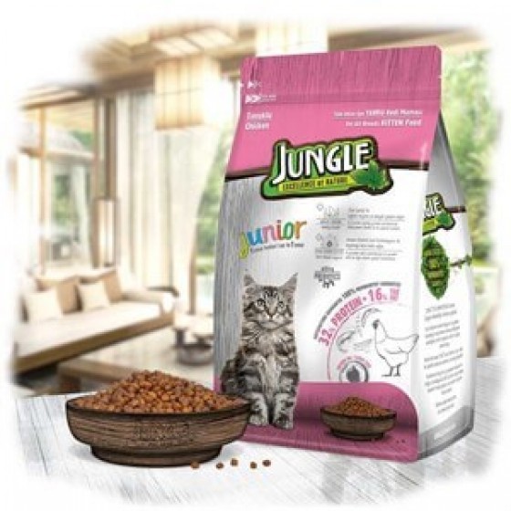 Jungle Tavuklu Yavru Kedi Maması 1,5 Kg