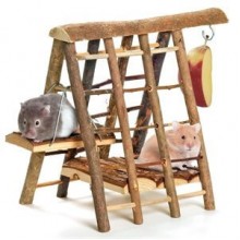 Karlie Ahşap Kemirgen Tırmanma Standı 29x19x23 cm