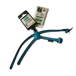 Karlie Art Leather Taşlı Köpek Göğüs Tasması Mavi 1,1x21-27 cm