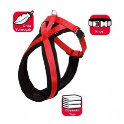 Karlie Art Sportive Köpek Göğüs Tasması Medium 58-70 Cm Kırmızı Karlie Art Sportive Köpek Göğüs Tasması Medium 58-70 Cm Kırmızı