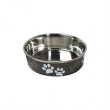 Karlie Bella Kaymaz Tabanlı Köpek Mama Kabı 21 Cm - 1,5 Lt Siyah