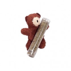 Karlie Kedi Otlu Peluş Ayıcık 10x8 Cm