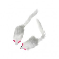 Karlie Peluş Tüylü Catnipli Fare Kedi oyuncağı 2li Pakette