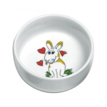 Karlie Seramik Tavşan Mama Kabı 300 ml 11 cm