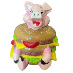 Karlie Sesli Köpek Oyuncağı Domuzlu Hamburger