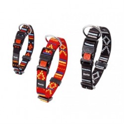Karlie Tonka Desenli Köpek Boyun Tasması Small 1,5x30-45 cm Kırmızı