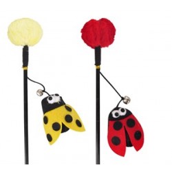 Karlie Uğur Böceği Kedi Oyun Oltası