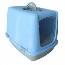 Çınar Kapalı Kedi Tuvaleti 37x50x40 cm Mavi