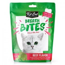 Kit Cat BreathBites Beef Flavor Kedi Ödül Maması 60g Kit Cat BreathBites Beef Flavor Kedi Ödül Maması 60g