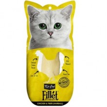 Kit Cat Fillet Fresh Chicken & Fiber (Hairball) Fileto Kedi Maması 30g