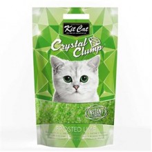 Kit Cat Frosted Lime Topaklanan Silika Kedi Kumu 4 Lt