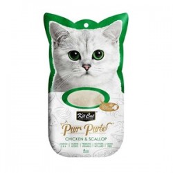 Kit Cat Purr Puree Chicken & Scallop Kedi Ödülü Kit Cat Purr Puree Chicken & Scallop Kedi Ödülü