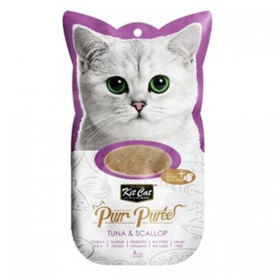 Kit Cat Purr Puree Tuna & Scallop Kedi Ödülü