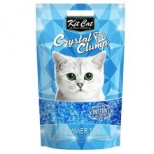 Kit Cat Summer Sky Topaklanan Silika Kedi Kumu 4 Lt