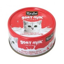 KitCat Keçi Sütlü Gourmet Tavuklu&Balıklı Kedi Konservesi 70g