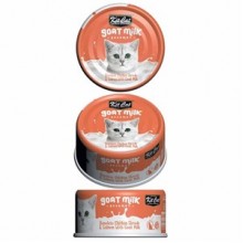 KitCat Keçi Sütlü Gourmet Tavuklu&Somonlu Kedi Konservesi 70g
