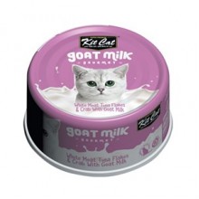 KitCat Keçi Sütlü Gourmet Tunalı&Yengeçli Kedi Konservesi 70g