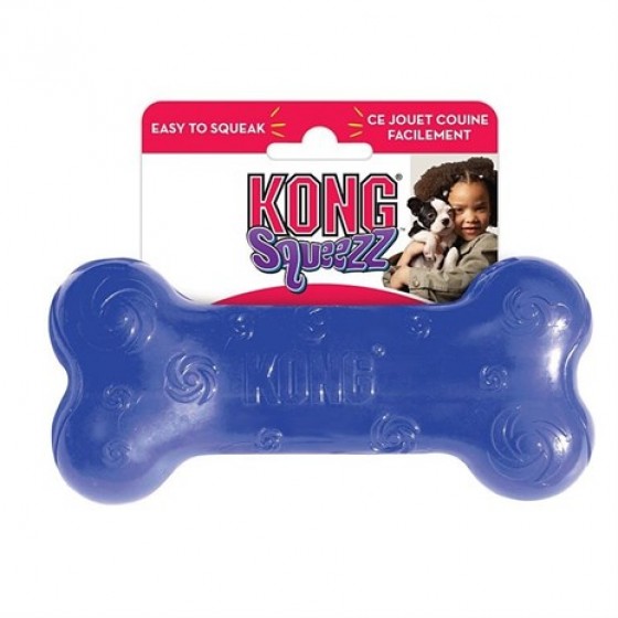 Kong Köpek Squeezz Hışırtı Sesli Kemik M 15,5cm