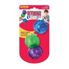 Kong Lock-It Ödül Saklamalı Köpek Oyuncağı 12 cm 3 Top