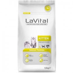 La Vital Kitten Somonlu Yavru Kedi Maması 1,5 Kg