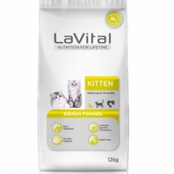 La Vital Kitten Somonlu Yavru Kedi Maması 12 Kg