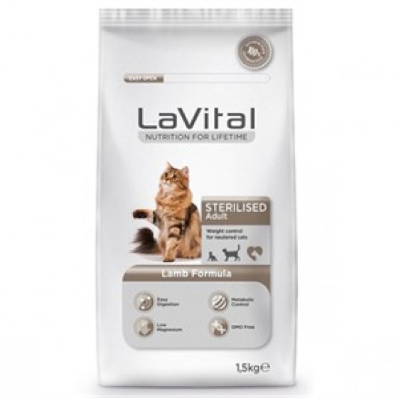 La Vital Kuzulu Kısırlaştırılmış Kedi Maması 12 Kg