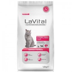 La Vital Somonlu Kısırlaştırılmış Kedi Maması 1,5 Kg La Vital Somonlu Kısırlaştırılmış Kedi Maması 1,5 Kg