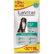 La Vital Somonlu Maxi Yetişkin Köpek Maması 15 Kg