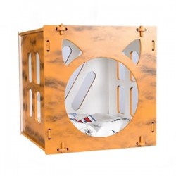 Lepus Cube Kedi Ve Küçük Köpekler İçin Yuva Hardal Lepus Cube Kedi Ve Küçük Köpekler İçin Yuva Hardal