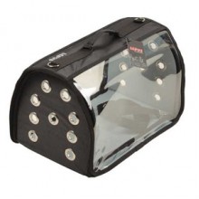 Lepus Flybag Şeffaf Kedi ve Köpek Taşıma Çantası Siyah