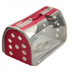 Lepus Flybag Şeffaf Kedi ve Köpek Taşıma Çantası Kırmızı Lepus Flybag Şeffaf Kedi ve Köpek Taşıma Çantası Kırmızı