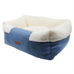 Lepus Luxe Comfort Kedi ve Köpek Yatağı Medium Mavi