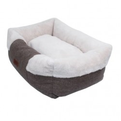 Lepus Luxe Comfort Kedi ve Köpek Yatağı Large Kahve
