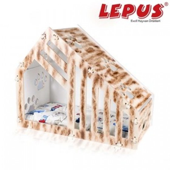 Lepus Luxury Villa Kedi Ve Küçük Köpekler İçin Yuva Krem