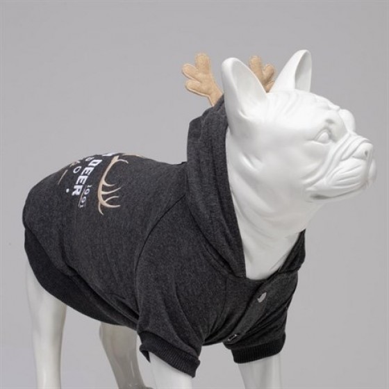 Lindo Club N. Deer Köpek Sweatshirt Antrasit Beden 1