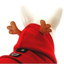 Lindo Club N. Deer Köpek Sweatshirt Kırmızı Beden 3