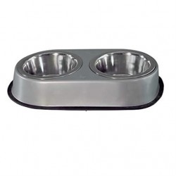 Lionpets İkili Çelik Mama Kabı Platformu 2x1200 Ml Lionpets İkili Çelik Mama Kabı Platformu 2x1200 Ml