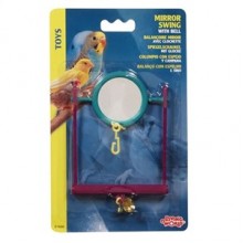 Lıvıng World Plastik Aynalı Zilli Kuş Tüneği