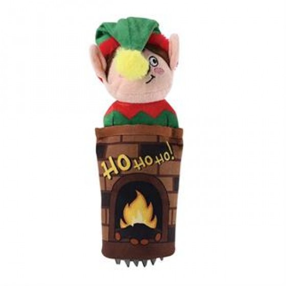 M-Pets Christmas Dog Toy Elf Socks Köpek Oyuncağı