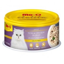 ME-O Delite Tahılsız Ton Tavuk Jelly Kedi Konservesi 80gr