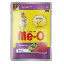 ME-O Jöle İçinde Pouch Ton Balıklı Kedi Konservesi 80gr