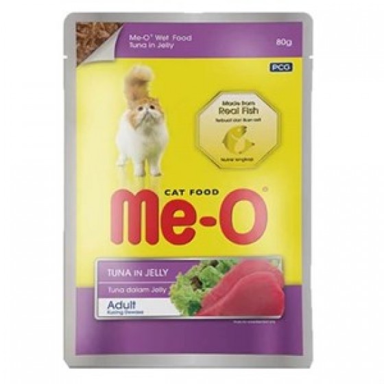 ME-O Jöle İçinde Pouch Ton Balıklı Kedi Konservesi 80gr