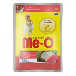 ME-O Jöle İçinde Pouch Ton Balıklı ve Alabalıklı Kedi Konservesi 80gr ME-O Jöle İçinde Pouch Ton Balıklı ve Alabalıklı Kedi Konservesi 80gr