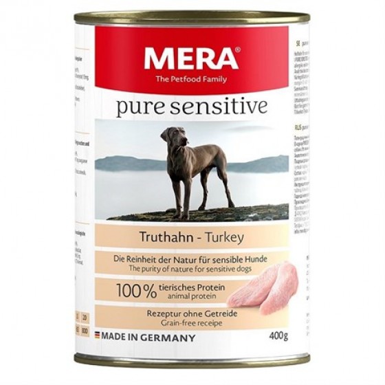 Mera Pure Hindili Tahılsız Köpek Konservesi 400 Gr