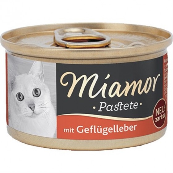 Miamor Pastete Ciğerli Yetişkin Konserve Kedi Maması 85 Gr