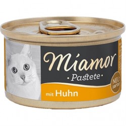 Miamor Pastete Tavuklu Yetişkin Konserve Kedi Maması 85 Gr