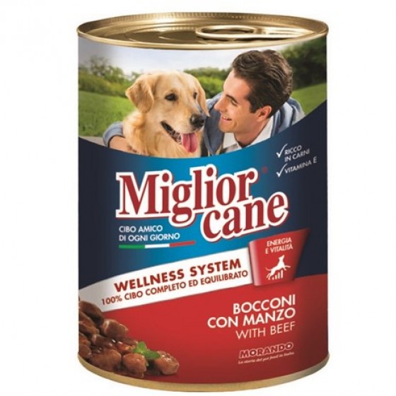 Miglior Cane Biftekli Köpek Konserve Maması 405Gr