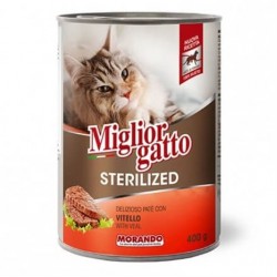 Miglior Gatto Dana Etli Kısırlaştırılmış Kedi Konservesi 400 Gr Miglior Gatto Dana Etli Kısırlaştırılmış Kedi Konservesi 400 Gr