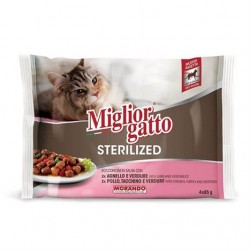 Miglior Gatto Etli Seçenekler Pouch Kısır Kedi Konservesi 85 grx4 adet Miglior Gatto Etli Seçenekler Pouch Kısır Kedi Konservesi 85 grx4 adet