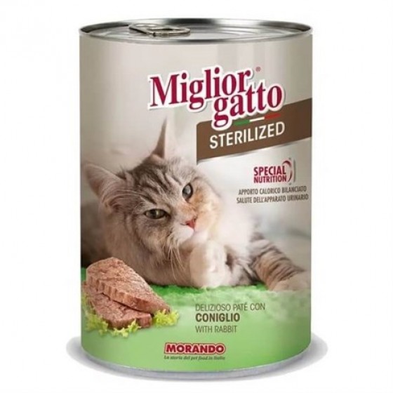 Miglior Gatto Tavşanlı Kısırlaştırılmış Kedi Konservesi 400 Gr